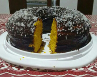 Bolo de abóbora com coco
