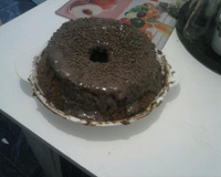 Bolo de chocolate de microondas