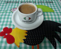 Capuccino delicioso do Lúcio Cezar