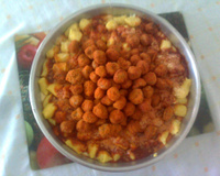 Nhoque com açafrão