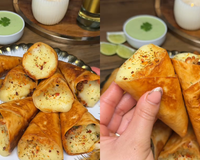 Crocantes, recheados e com muito queijo: a receita de cornitos de carne moída que vai fazer sua visita não querer ir embora!