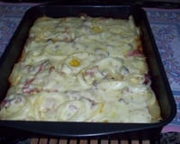 Batata a portuguesa gratinada