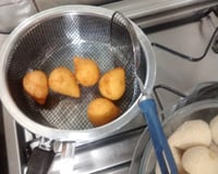 Coxinha com massa básica