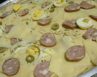 Massa para pizza na cachaça e manjericão