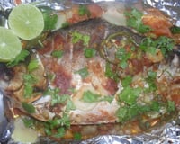 Caranha assada recheada