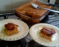 Cuca Simone de banana caramelada