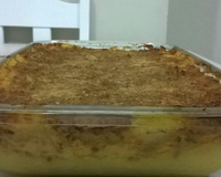 Escondidinho de carne moída e creme de leite