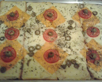 Torta de pão de forma de frango cremoso