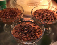 Mousse de chocolate aerado