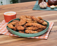 Filezinho de frango empanado na quinoa