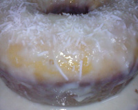 Bolo de fubá com calda