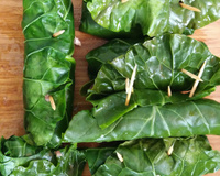 Charuto de couve com carne moída