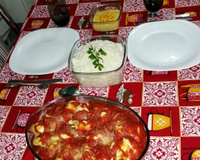 Carne moída à parmegiana