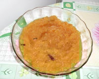 Doce de moranga cremoso com coco