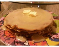 Waffle de frigideira (pancakes)