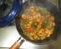 Camarão ao molho de tomate