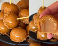 Nada de morango do amor, essa bala de doce de leite do amor é o verdadeiro tesouro