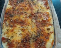 Lasanha de carne moída pratica