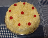 Bolo floresta branca