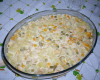 Torta de frango econômica