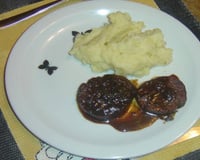 Medalhão de carne (boi, frango ou porco)