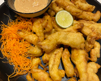 Empanado de tilápia com cerveja