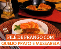 Filé de frango com mussarela