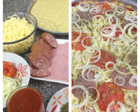 Pizza low carb couve-flor Saraiva