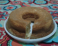 Bolo de fubá com leite de coco