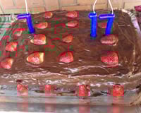 Bolo sensação de morango