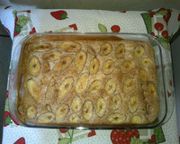 Bolo de banana com linhaça