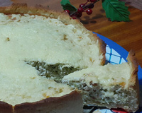 Quiche de alho-poró