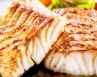 Filé de peixe assado