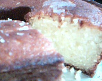 Bolo amanteigado de laranja