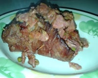 Fraldinha recheada ao molho de requeijão e bacon