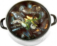 Mexilhões ao  vinagrete