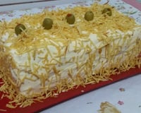 Torta salgada de frango (de pão de forma)