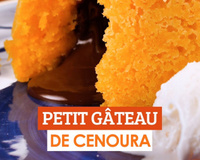 Petit gâteau de cenoura