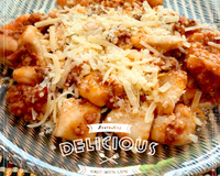 Nhoque com molho gorgonzola