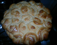 Rosca caracol de coco