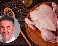 Chef Martín Berasategui: “O frango mais suculento não é assado e leva 1 colher de sopa de vinagre e 100g de queijo parmesão.”
