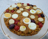 Cuscuz paulista de alho poró