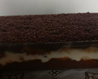 Pavê de panetone de chocolate