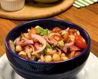 Salada de grão-de-bico