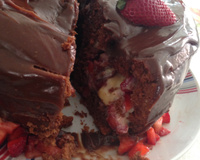 Bolo cavado guloseima