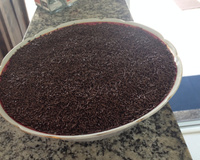 Mousse de limão com cobertura cremosa de chocolate