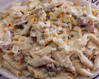 Salada de macarrão com maionese simples