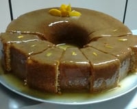 Bolo de aveia com laranja