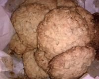 Biscoitos de aveia simples