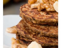 Panqueca saudável de aveia e banana